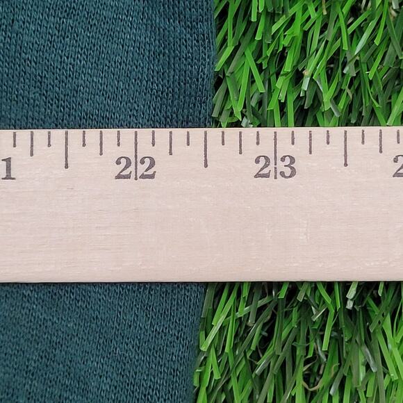 Vintage Y2K MacGregor Cropped Sweatshirt Large 22x25 Green - Picture 5 of 11
